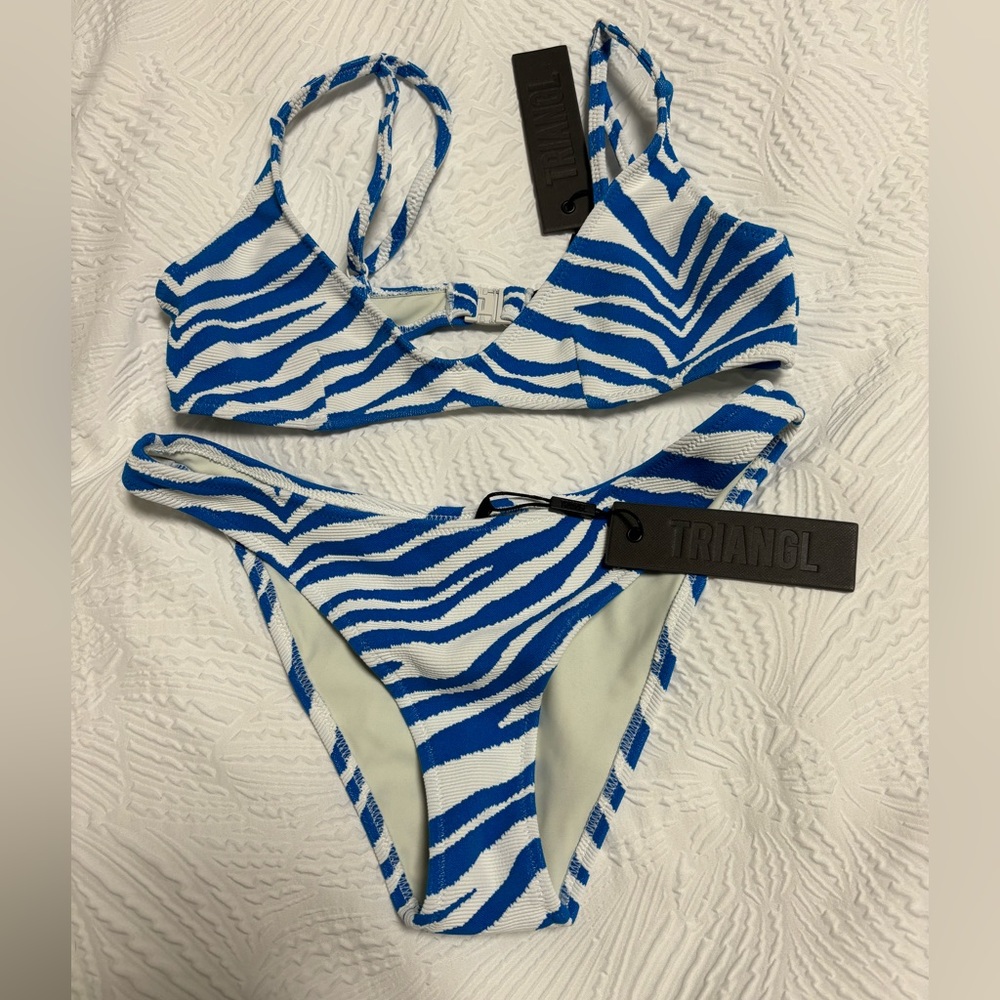 Blue Triangl Bikini